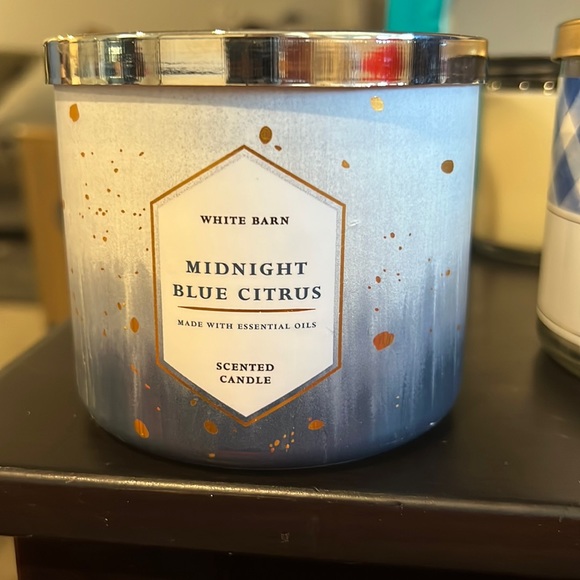 White Barn Accents New White Barn Scented Candle Midnight Blue Citrus Poshmark